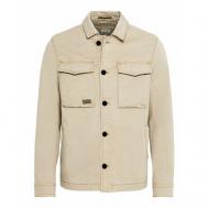 куртка-рубашка  демисезонная, силуэт прямой, размер 56, бежевый Camel Active
