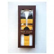 Подтяжки , размер 110, мультиколор, желтый Van Cliff