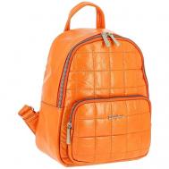 Рюкзак , внутренний карман, регулируемый ремень, оранжевый David Jones