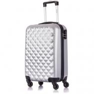 Умный чемодан  Phatthaya, 35 л, размер S+, серый L'Case