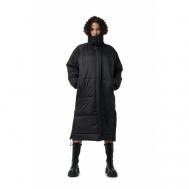 куртка   зимняя, средней длины, оверсайз, мембранная, капюшон, быстросохнущая, размер L, черный ZNWR