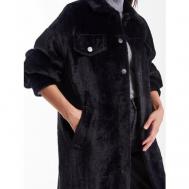 Пальто  , размер 44, черный Alef