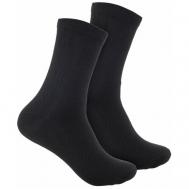 Мужские носки , 12 пар, классические, размер 41-47, черный, серый Весёлый носочник