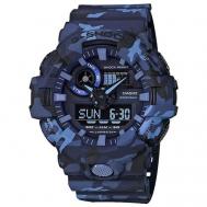 Наручные часы  GA-700CM-2A, синий, черный Casio