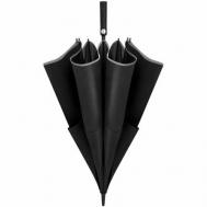 Зонт-трость , механика, купол 150 см., со светоотражающими элементами, черный Ninetygo