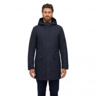 куртка , демисезон/зима, силуэт прямой, ветрозащитная, водонепроницаемая, размер 46, синий Geox
