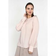 Блуза , повседневный стиль, размер 54, розовый, бежевый Sarah Morenberg