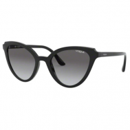 Солнцезащитные очки , кошачий глаз, для женщин, черный Vogue® Eyewear