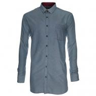 Рубашка , размер 50/L/178-186, синий Imperator