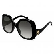 Солнцезащитные очки  GG1235S 001, черный, серый Gucci