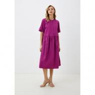 Платье-рубашка , хлопок, повседневное, размер XL, фиолетовый Gerry Weber