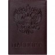 Обложка для паспорта  237199, бордовый Brauberg