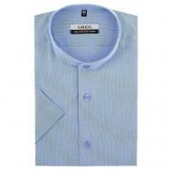 Рубашка , размер 174-184/39, голубой, синий Greg