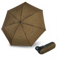 Мини-зонт , механика, 5 сложений, купол 90 см., 7 спиц, система «антиветер», чехол в комплекте, коричневый Knirps