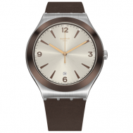 Наручные часы  yws450, серебряный, коричневый Swatch