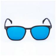 Солнцезащитные очки ., прямоугольные, оправа: пластик, с защитой от УФ, поляризационные, для мужчин, черный Мастер К