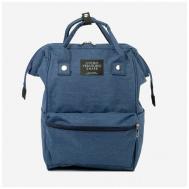 Саквояж сумка-рюкзак , 17 л, 25х40х16 см, синий Living Traveling Share