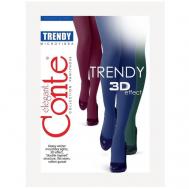 Колготки   Trendy, 150 den, размер 3, красный, фиолетовый CONTE ELEGANT