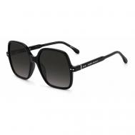 Солнцезащитные очки , квадратные, с защитой от УФ, для женщин, черный ISABEL MARANT