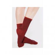 Женские носки  высокие, красный Mark Formelle
