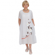 Платье , размер 50, белый Victdlear Collection