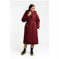 Пальто женское утепленное  К655-1-12-42W, размер 44, цвет бордовый Vino Dreamwhite