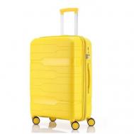 Умный чемодан , 100 л, размер L, желтый Impresa