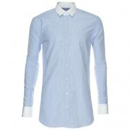 Рубашка , размер 52/L/170-178, голубой Imperator