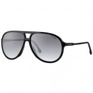 Солнцезащитные очки , авиаторы, градиентные, поляризационные, с защитой от УФ, черный Carrera