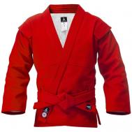 Куртка  для самбо , размер 44, красный BRAVEGARD