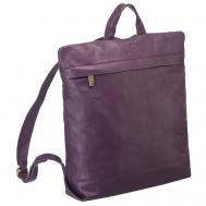 Рюкзак , фактура гладкая, фиолетовый Dr.Koffer