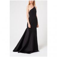 Платье , вечернее, прилегающее, макси, размер 46, черный Solace London