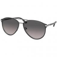 Солнцезащитные очки , авиаторы, оправа: металл, с защитой от УФ, черный Luxottica