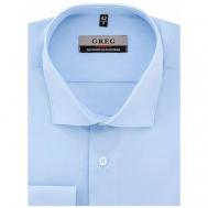 Рубашка , размер 174-184/46, голубой Greg