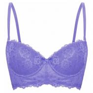 Бюстгальтер   Basic Lace, размер 3B (75B), фиолетовый INNAMORE