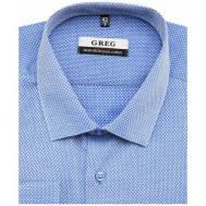 Рубашка , размер 164-172/39, голубой Greg
