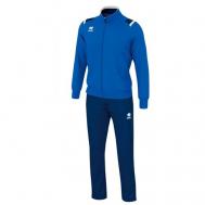 Костюм , олимпийка и брюки, силуэт полуприлегающий, карманы, размер S, синий Errea