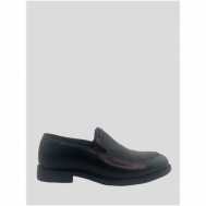 Зимние туфли мужские из натуральной кожи с экомехом на невысоком квадратном каблуке (4918) Цвет: Черный ROMITAN