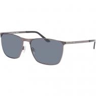 Солнцезащитные очки , прямоугольные, оправа: металл, для мужчин, коричневый Jaguar