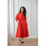 Платье , размер 46, красный Энсо