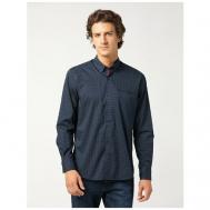 Рубашка , размер (48)M, синий Pierre Cardin