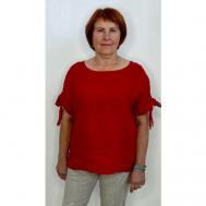 Блуза , размер 48-50, красный FRIZZANTE