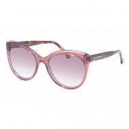 Солнцезащитные очки , кошачий глаз, с защитой от УФ, градиентные, для женщин, коричневый Carolina Herrera