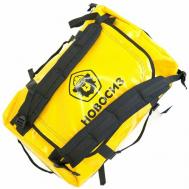 Сумка-баул сумка-рюкзак , 80 л, черный, желтый Новосиз