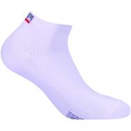 Носки , размер 34-36, белый, фиолетовый ACCAPI