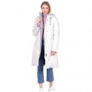куртка   зимняя, средней длины, подкладка, размер 42(52RU), белый Maritta