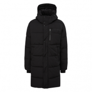 куртка , демисезон/зима, силуэт прямой, капюшон, карманы, подкладка, несъемный капюшон, манжеты, стеганая, утепленная, размер M, черный s.Oliver