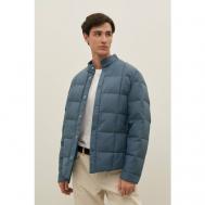 куртка  демисезонная, силуэт прямой, стеганая, водонепроницаемая, размер M, голубой Finn Flare