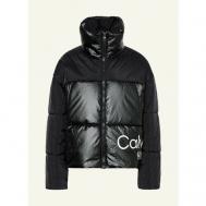куртка  , демисезон/зима, размер S = 36, черный Calvin Klein Jeans