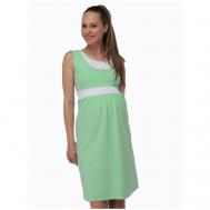 Платье , повседневное, полуприлегающее, миди, размер 42, зеленый Mama Jane